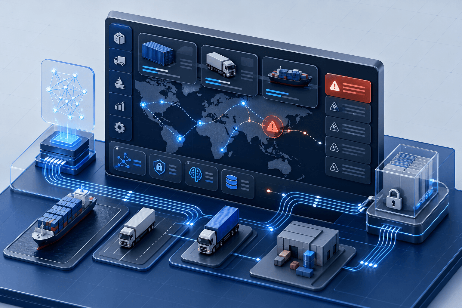 monitoreo de embarques gobernado: reducir excepciones y costos con agentes operativos en Quantum