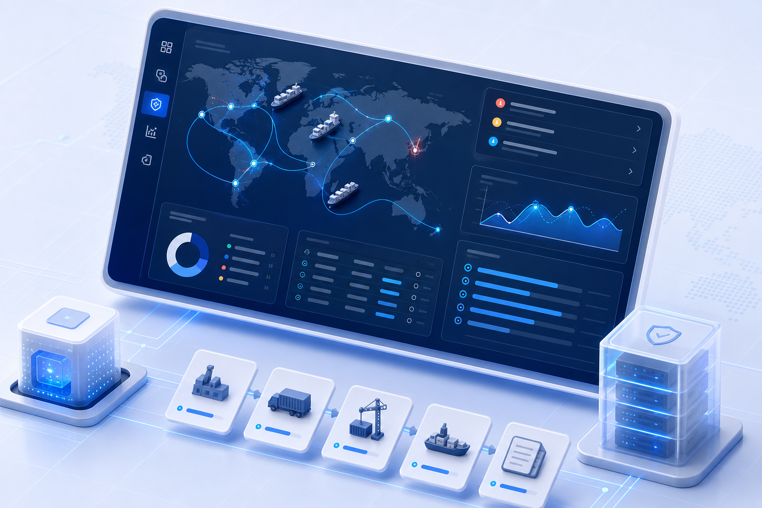 Monitoreo de embarques con agentes de IA gobernados: diseño, trazabilidad y ROI para logística